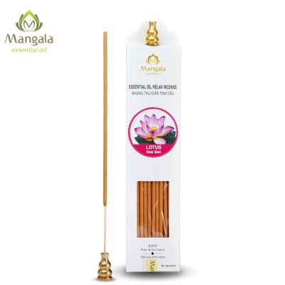 Lotus Essential Oil Incense - 20Cm - 50 Sticks | Mangala