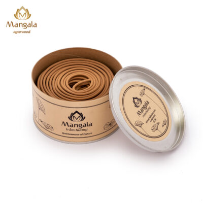 Nhang Trầm Khoanh Cao Cấp Mangala - 11 Giờ - 10 Khoanh