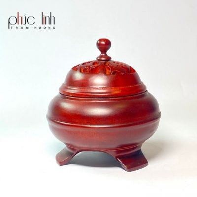 Lò Xông Trầm Bằng Gỗ Như Ý