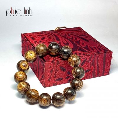 Vòng Tay Trầm Hương Sánh Chìm 16Ly Phúc Linh