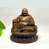 Tượng Phật Di Lặc Để Xe Ô Tô Bằng Gỗ Trầm Hương Cao 9Cm