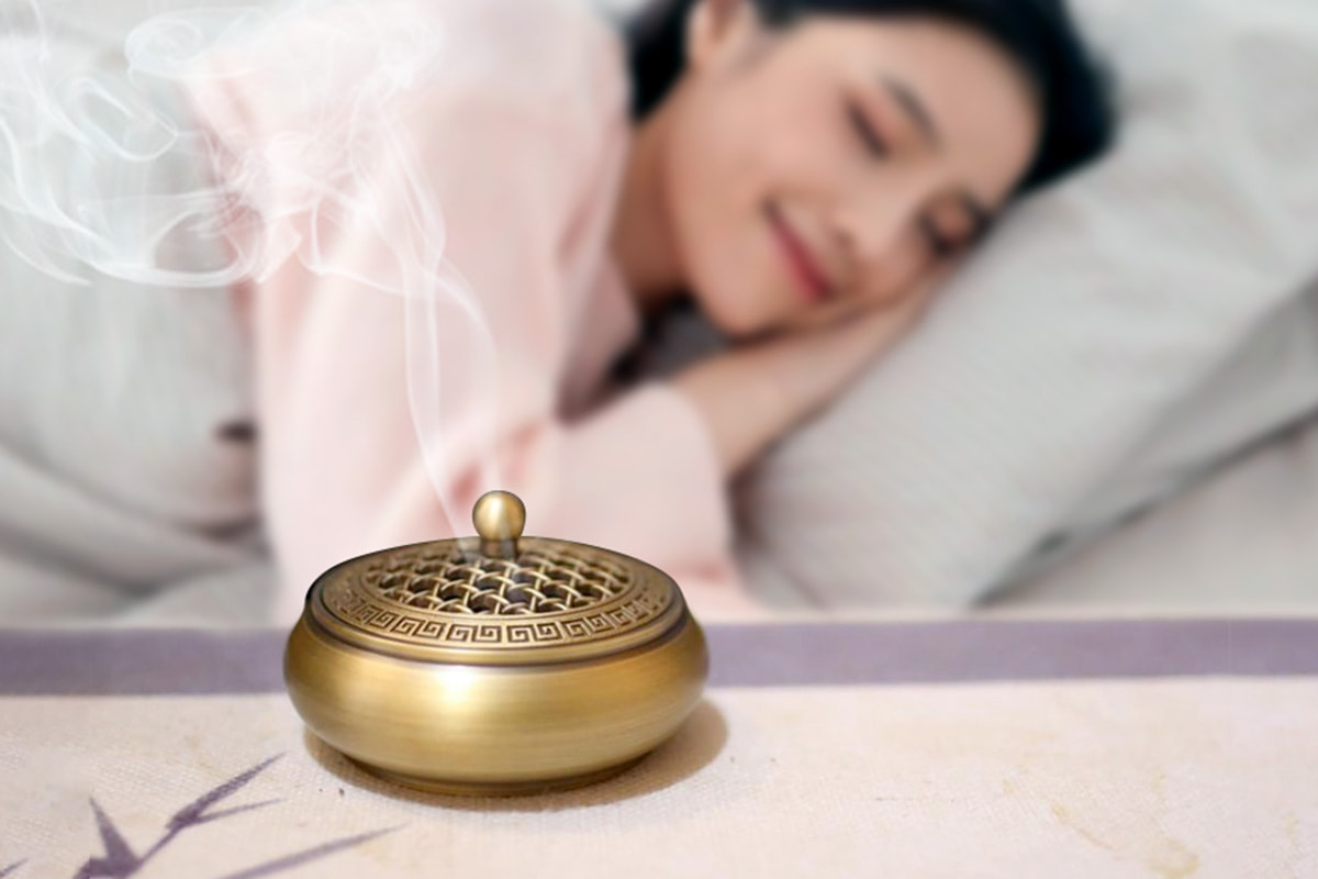 Bạn hoàn toàn có thể đốt trầm hương trong phòng ngủ với dụng cụ và lượng hợp lý