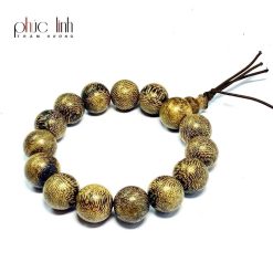 Vòng Tay Phúc Linh Ép Thêm Dầu Trầm Nguyên Chất Xám 16 ly Vòng Tay Phúc Linh Ép Thêm Dầu Trầm Nguyên Chất Xám 16 ly